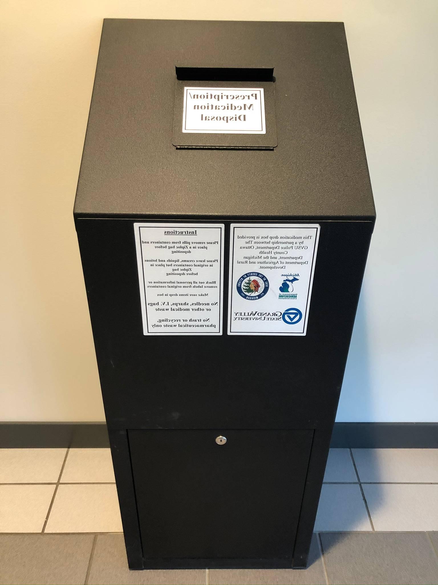 Allendale Campus Prescription Drop Off Box